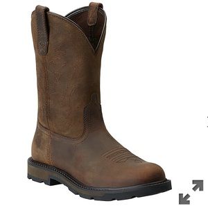 Ariat Men's Groundbreaker Distressed Brown Round Toe
Work Boots